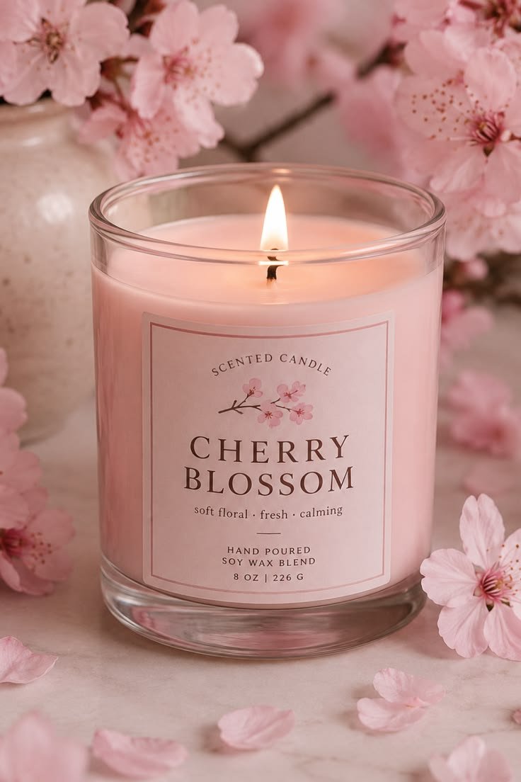 Home Cherry Blossom scented candle